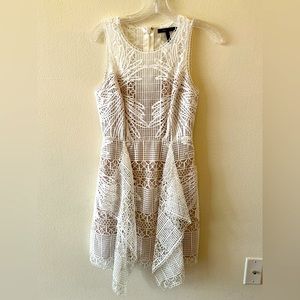 BCBG MaxAzria White Lace Dress